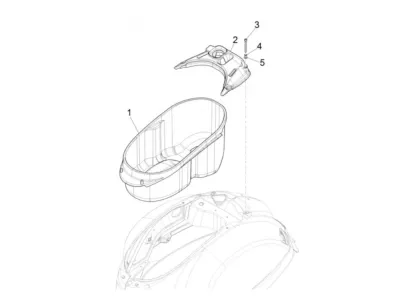 Compartiment pour casque